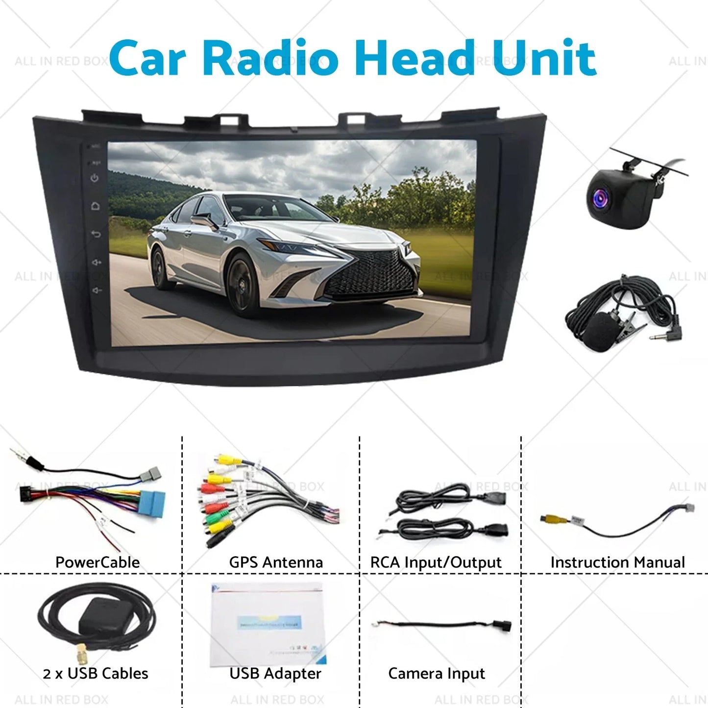 CarPlay Android 13 GPS Head Unit for 11-17 Suzuki Swift 4 32G