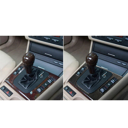 Carbon Fiber Gear Shift Panel Cover for BMW 3 Series M3 E46 (1998-2005)