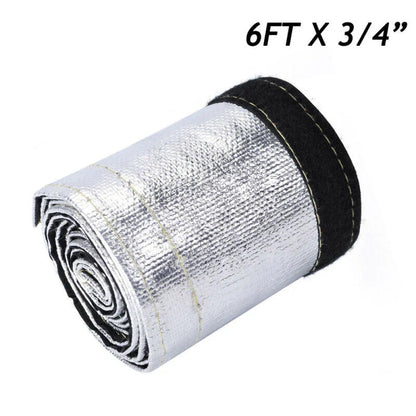 Heat Shield Sleeve 3/4x6 Ft Hose Cover Wrap
