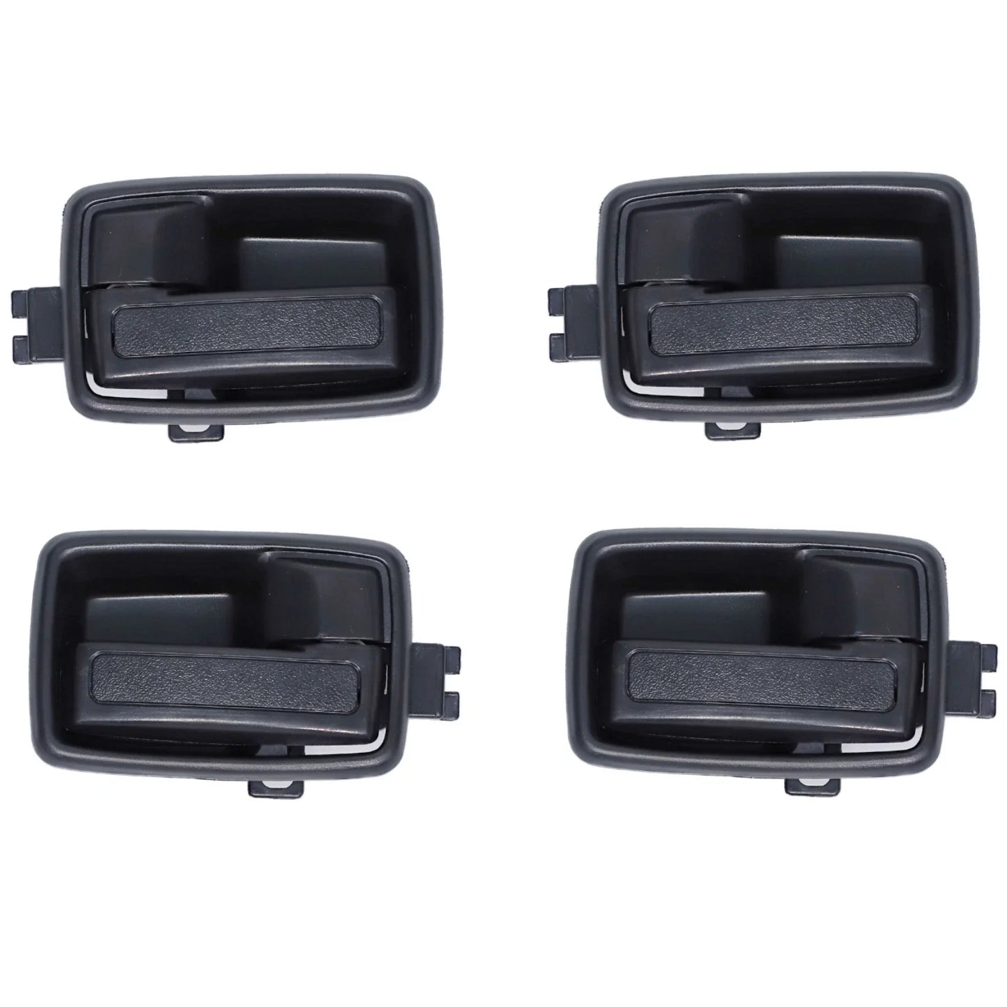 4pcs Textured Black Inner Door Handles for Holden Rodeo TF (1998–2003)