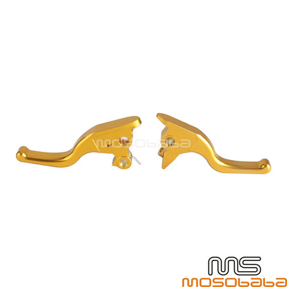 Gold Brake & Clutch Lever Kit for Harley Touring Road King Special (21-24)