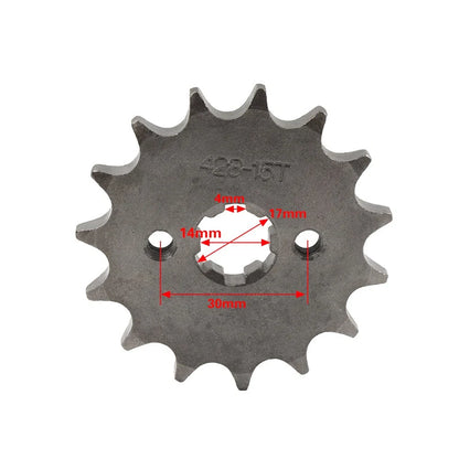 428 Chain 10T Front Sprocket for 110CC 125CC ATV Pit Dirt Quad Bike