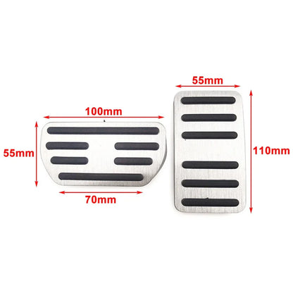 Stainless Steel Brake Gas Pedal Covers for Haval H2 H4 H6 M6 F5 (2014-2023)