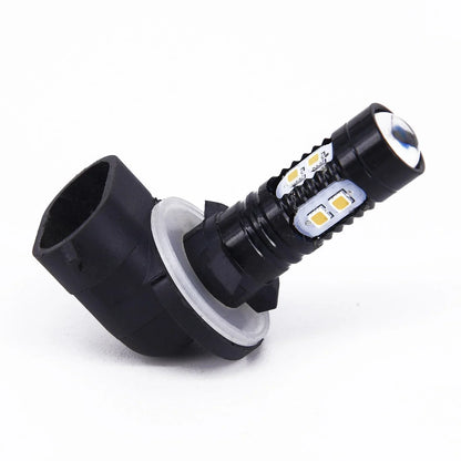 2 x LED Fog Driving Lights 50W 1200LM 6500K White Model