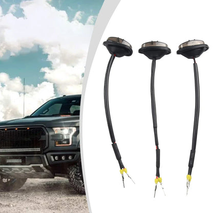 Raptor-Style Smoked Lens Amber LED Front Grille Running Lights for Ford F-150