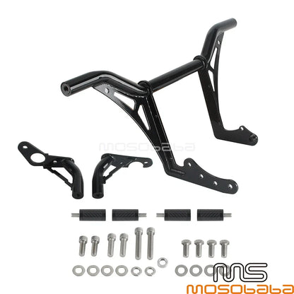 Front & Rear Engine Guard Crash Bar for Harley Softail Low Rider (2007-2023)