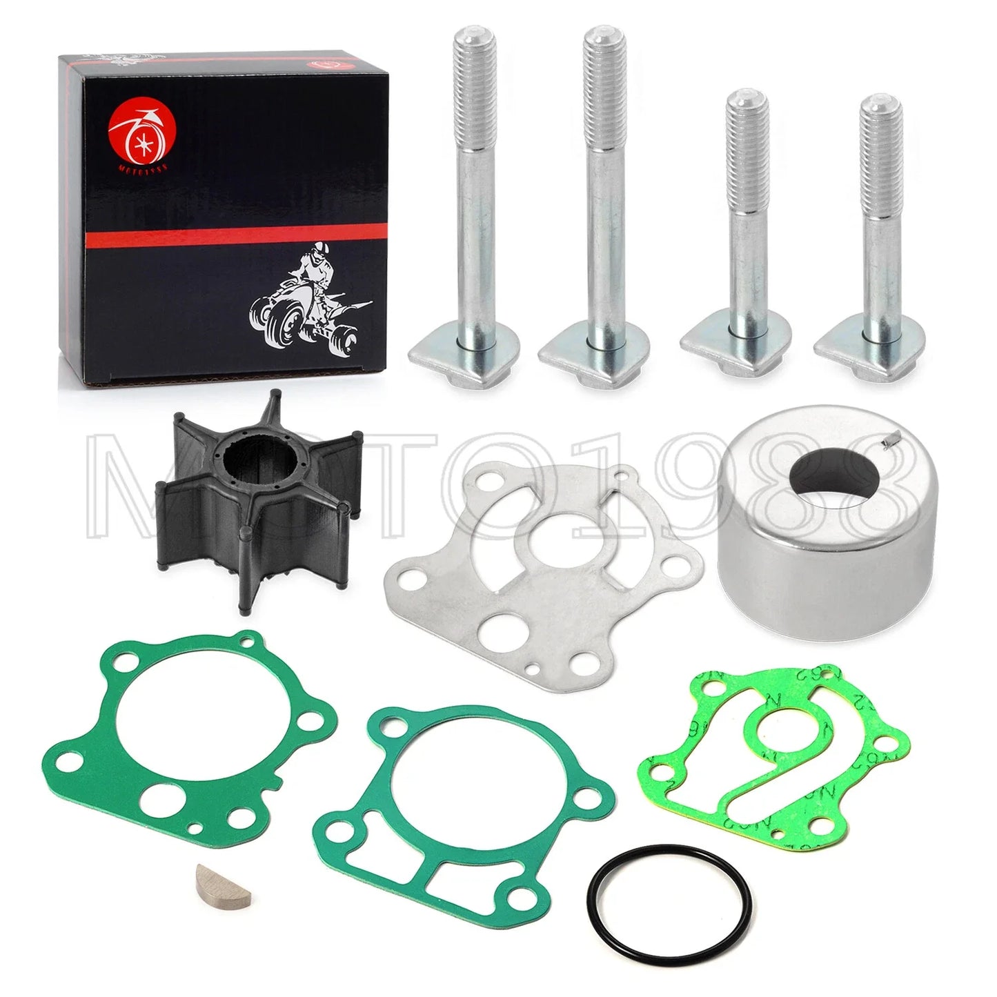 2-Str Impeller Kit Water Pump for Yamaha Outboard (1996–2012)