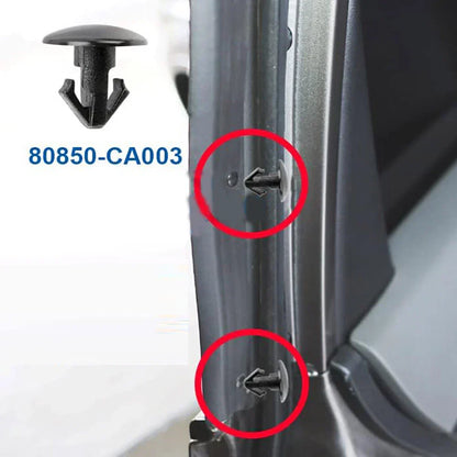 10Pcs Weatherstrip Clips for Mazda 3 6 CX-7 CX-9 Nissan Versa Infiniti
