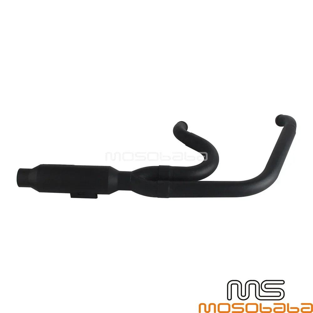 Full 2-into-1 Exhaust Muffler for Harley Dyna Super Glide Custom (2006-2017)