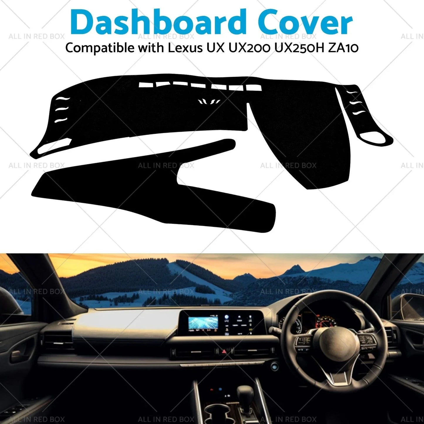 Non-Slip Dash Mat for Lexus UX 2018-2021 Dashboard Cover