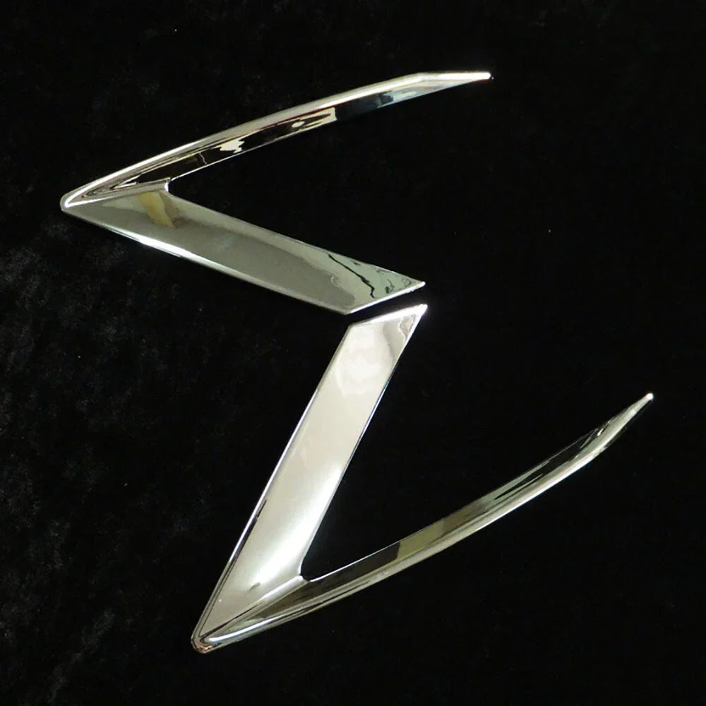 Chrome Plated ABS Front Headlight Eyebrow Covers for Cadillac XT5 (2016-2023)