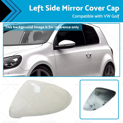 Left Mirror Cover Cap for VW Golf MK7 MK7.5 Pure White (2013-2023)