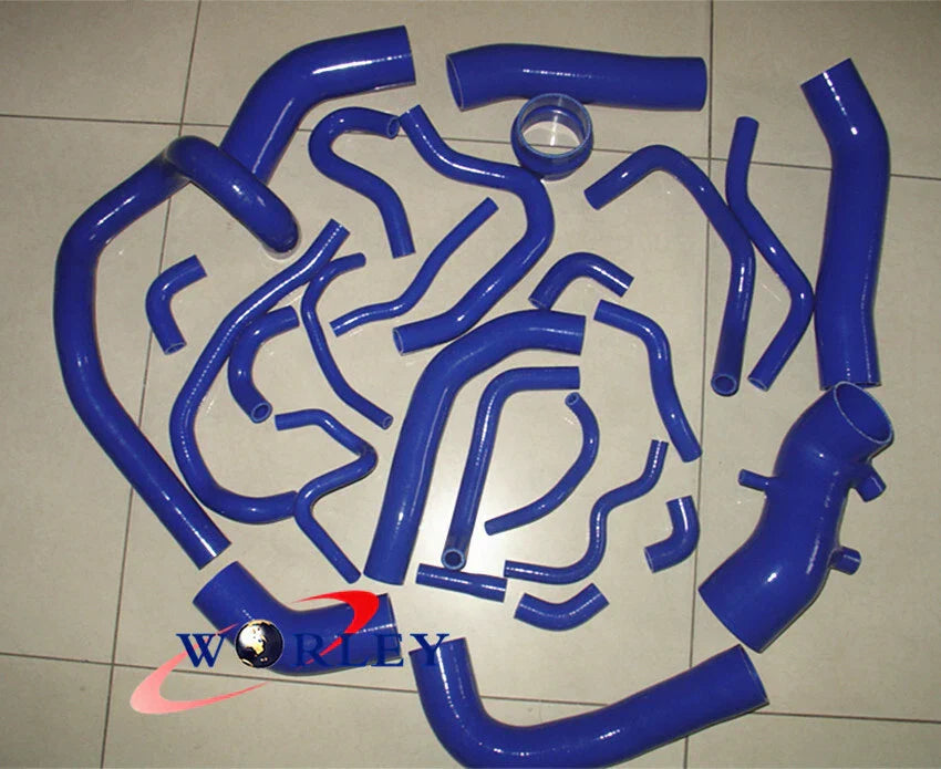 Silicone Radiator Induction Hose for Toyota Supra MK3 MA70 7MGE/7MGTE Turbo