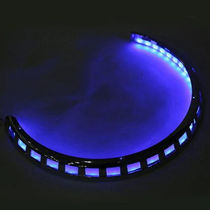 Brake Rotor Covers LED Ring Of Fire Blue for Honda GL1800 F6B (2001 - 2017)