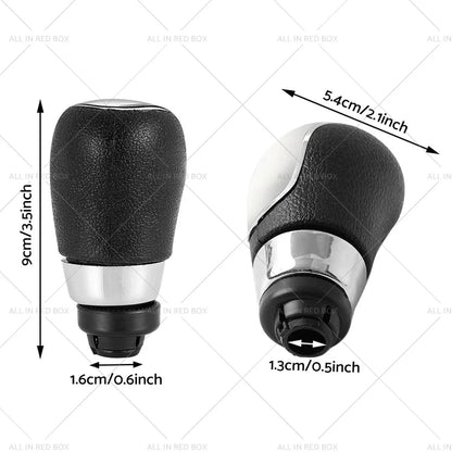 5 Speed Manual Gear Shift Knob Silver for Ford Fiesta MK2, C-Max (2008-2013)