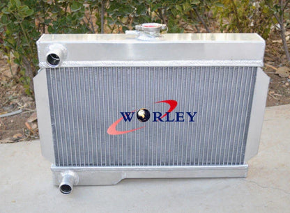 Aluminum Radiator + Fans for Rover MG MGB GT Coupe Convertible (1.8L)