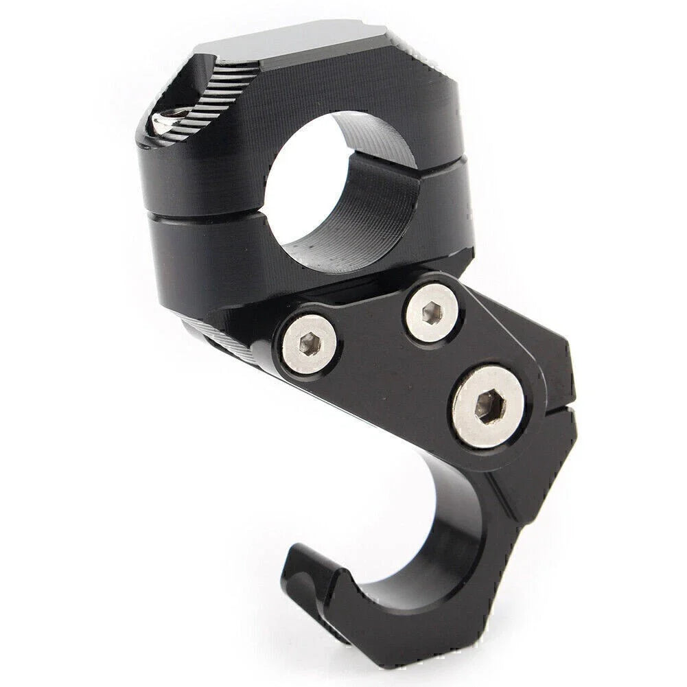 22MM Handlebar Hook Helmet Luggage Bag Hanger for Suzuki Scooter Black
