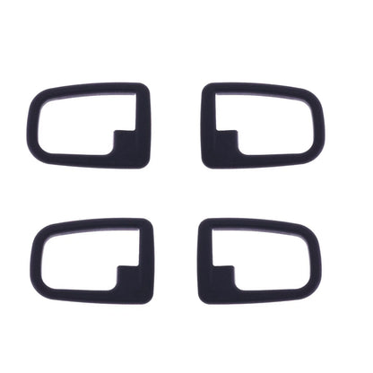4pcs Textured Black Inner Door Handle Trim for BMW 3 Series (1990–1999)