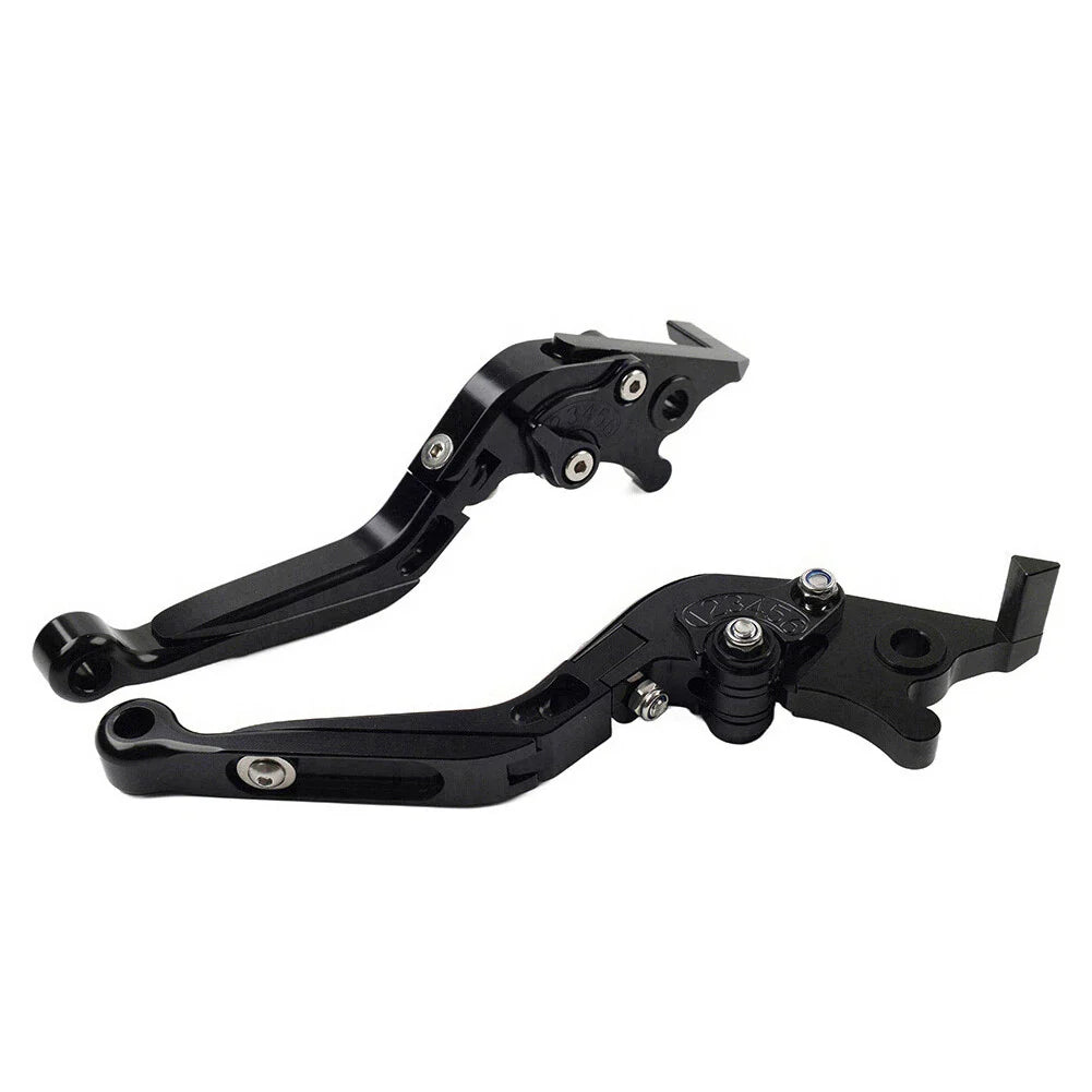 Black Extendable Brake Clutch Levers for Kawasaki Z650 Z900 Ninja (2017-2022)