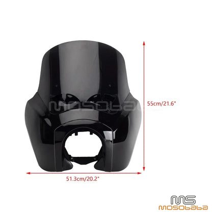 Front ABS Club Style Headlight Fairing Set for Harley Dyna FXDXT (2000-2003)