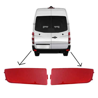 Rear Bumper Reflector Light Case LH RH for Mercedes Sprinter 3500 (2010-2018)