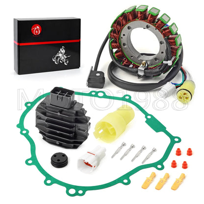 Stator/Regulator Rectifier W/Gasket for Yamaha Grizzly 350 YFM350FG(2007–2014)