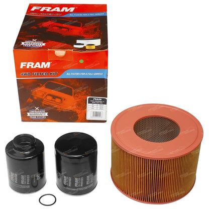 Air Oil Fuel Filter for Toyota 70 75 78 80 Series 1HZ 4.2L Diesel