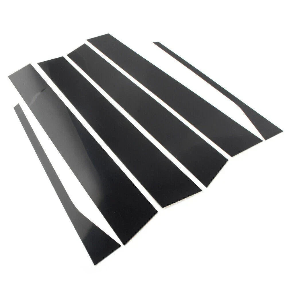 6 x Door Trim Covers for VW Jetta Sedan (2006-2010) Glossy Black