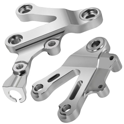 2 x Footpeg Brackets for Kawasaki Ninja ZX6R ZX9R (1998–2003)