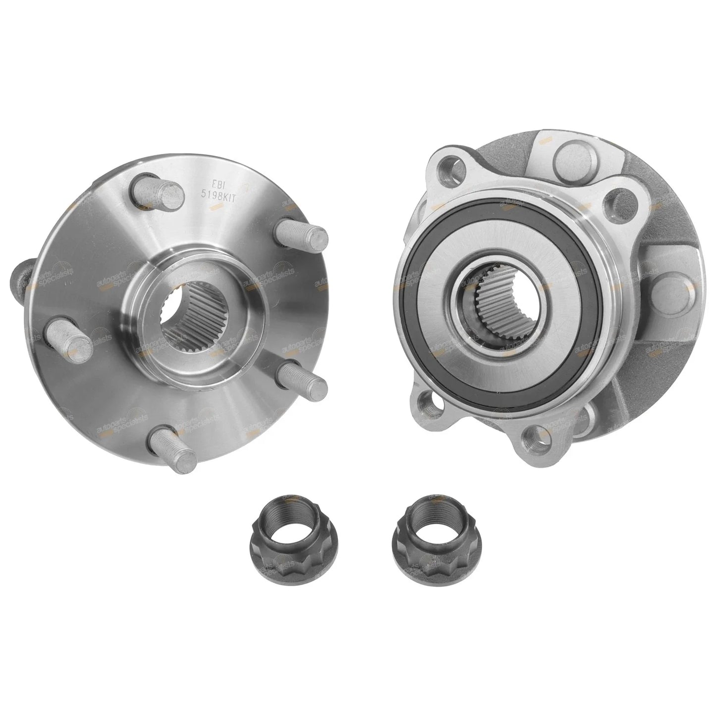 2 x Front Wheel Bearing Hubs for Toyota RAV4 (2007–2019)