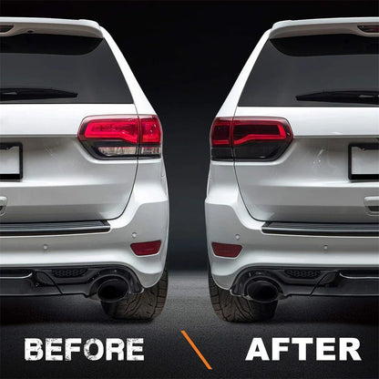 8x Smoke Rear Tail Light Tint Film for Jeep Grand Cherokee (2014-2021)