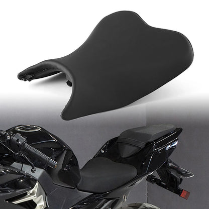 Black Front Driver Seat for Kawasaki Ninja 400 Z400 (2018-2023)