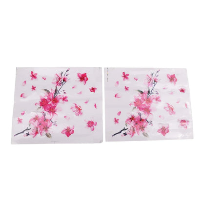 2 x Cherry Blossom Vinyl Stickers for Cars Motorcycles Trucks