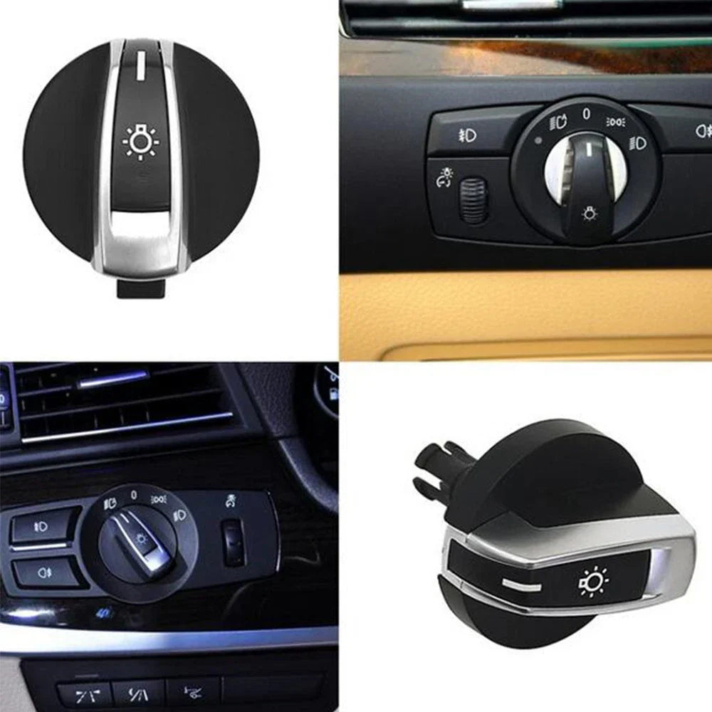 Front Headlight Control Switch Knob for BMW 5 7 Series (2010-2017)
