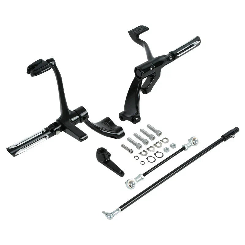 Black Forward Control Pegs for Harley Sportster XL (2004-2013)