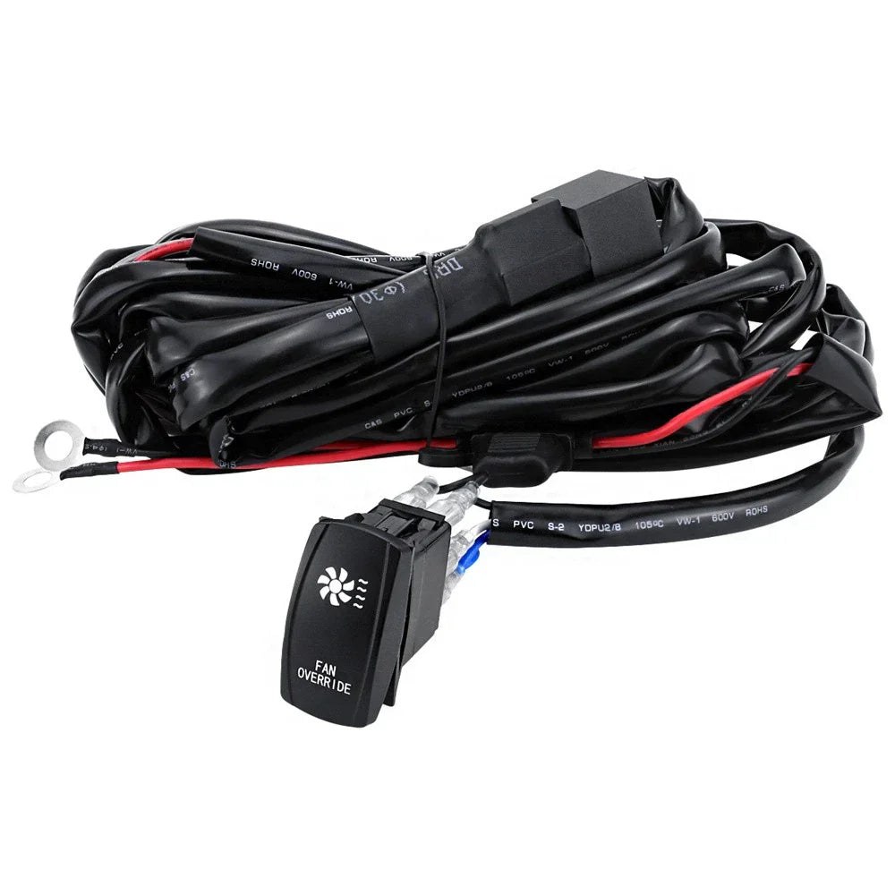 Cooling Fan Override Rocker Switch for UTV Can-Am Polaris RZR Ranger 800-900