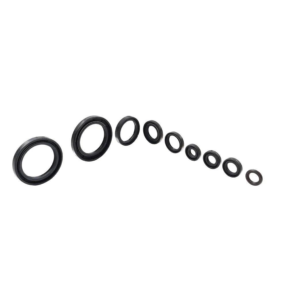 9 x Engine Oil Seal Kit for Honda CRF450X (2005-2009, 2012-2017)