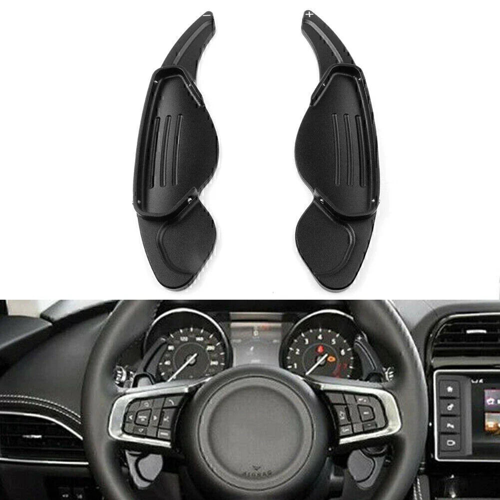 Alloy Steering Wheel Shift Paddle Extensions for Land Rover Jaguar (2010-2023)