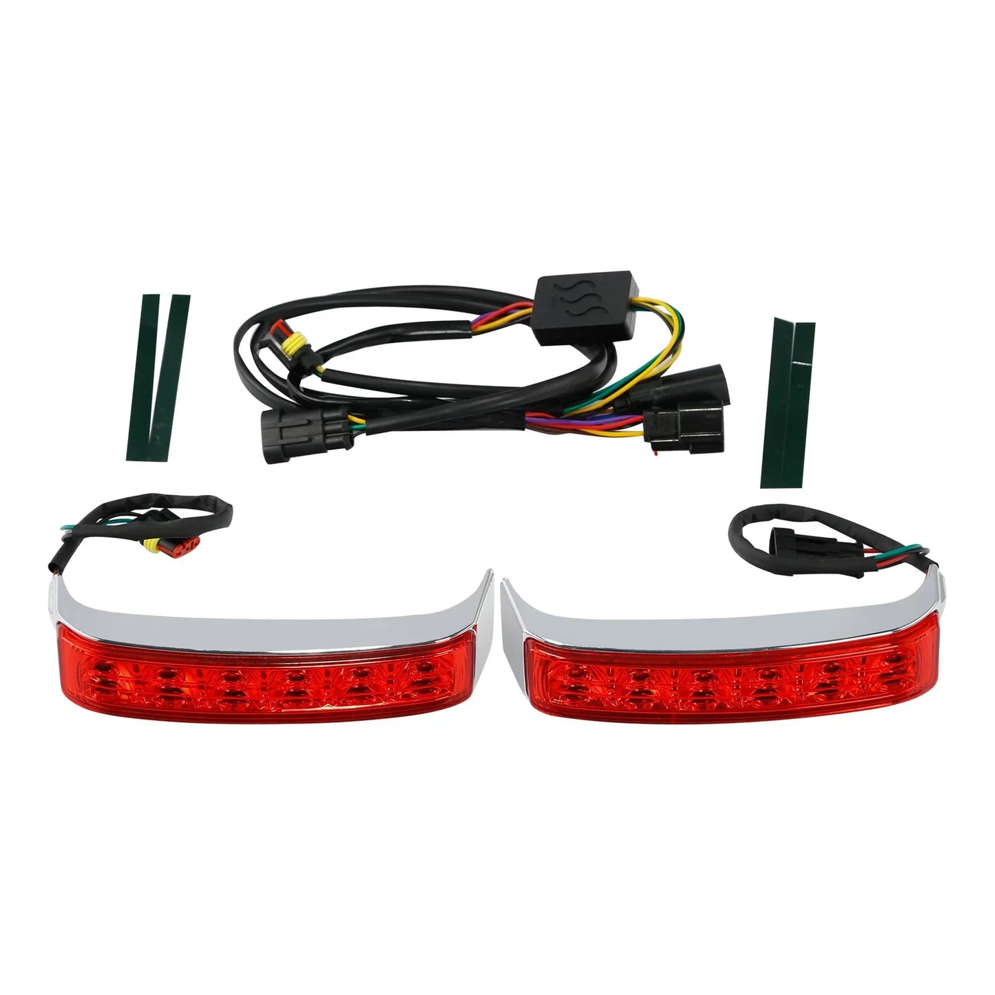 Saddlebag LED Run Brake Turn Lights for Harley Road Glide Ultra Limited (2014-2024)