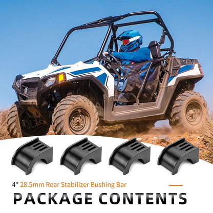 4Pcs 28.5mm Stabilizer Bushing Bar for Polaris RZR 570/1000 XP (2014–2023)