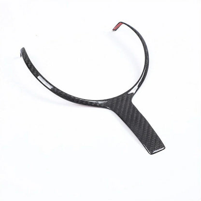 Black Carbon Fiber Look Steering Wheel Trim for BMW M-Sport F10 F06 F12 F13 F32