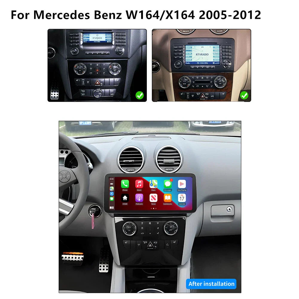 12.3" Android 13 Stereo Radio GPS for Benz W164 X164 (2006-2012)