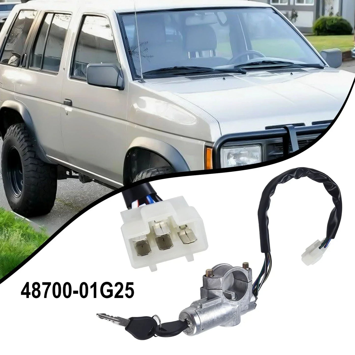 Lock Cylinder Ignition Switch 1 x Metal