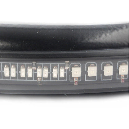 Stainless Steel Rear Seat Hoop Frame w/ LED Turn Signals for Honda CB250, CB600