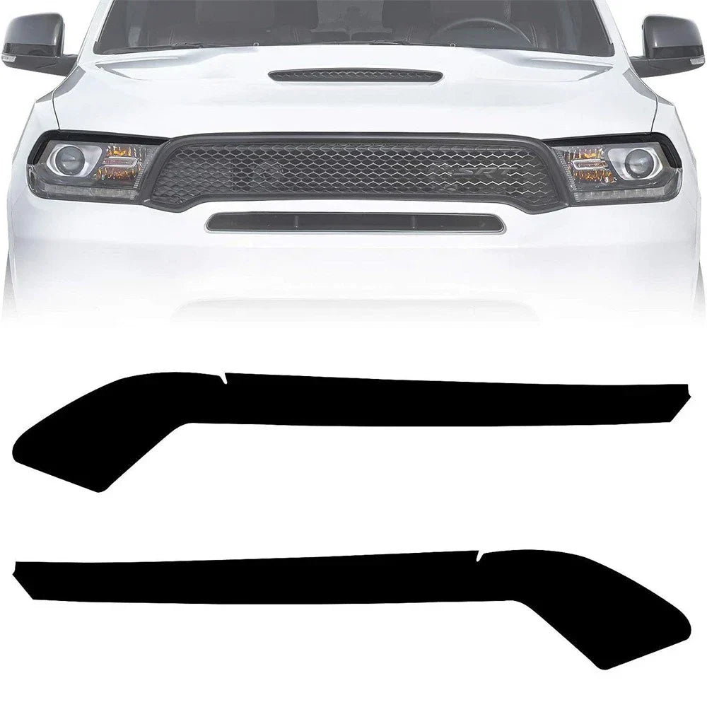 Car Headlight Smoke Vinyl Tint Overlays for Dodge Durango (2014-2021)