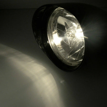 6" Chrome Bullet Headlight Lamp for Motorcycle Bobber Chopper Dyna Softail