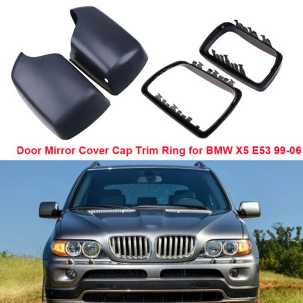 Wing Mirror Cover with LED Hole for BMW E53 (1999–2006)