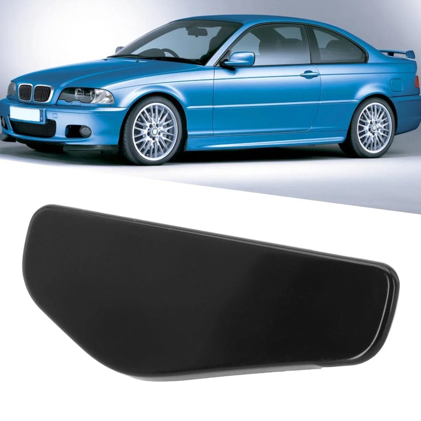 Left Headlight Washer Jet Cover for BMW E46 (1997-2005)