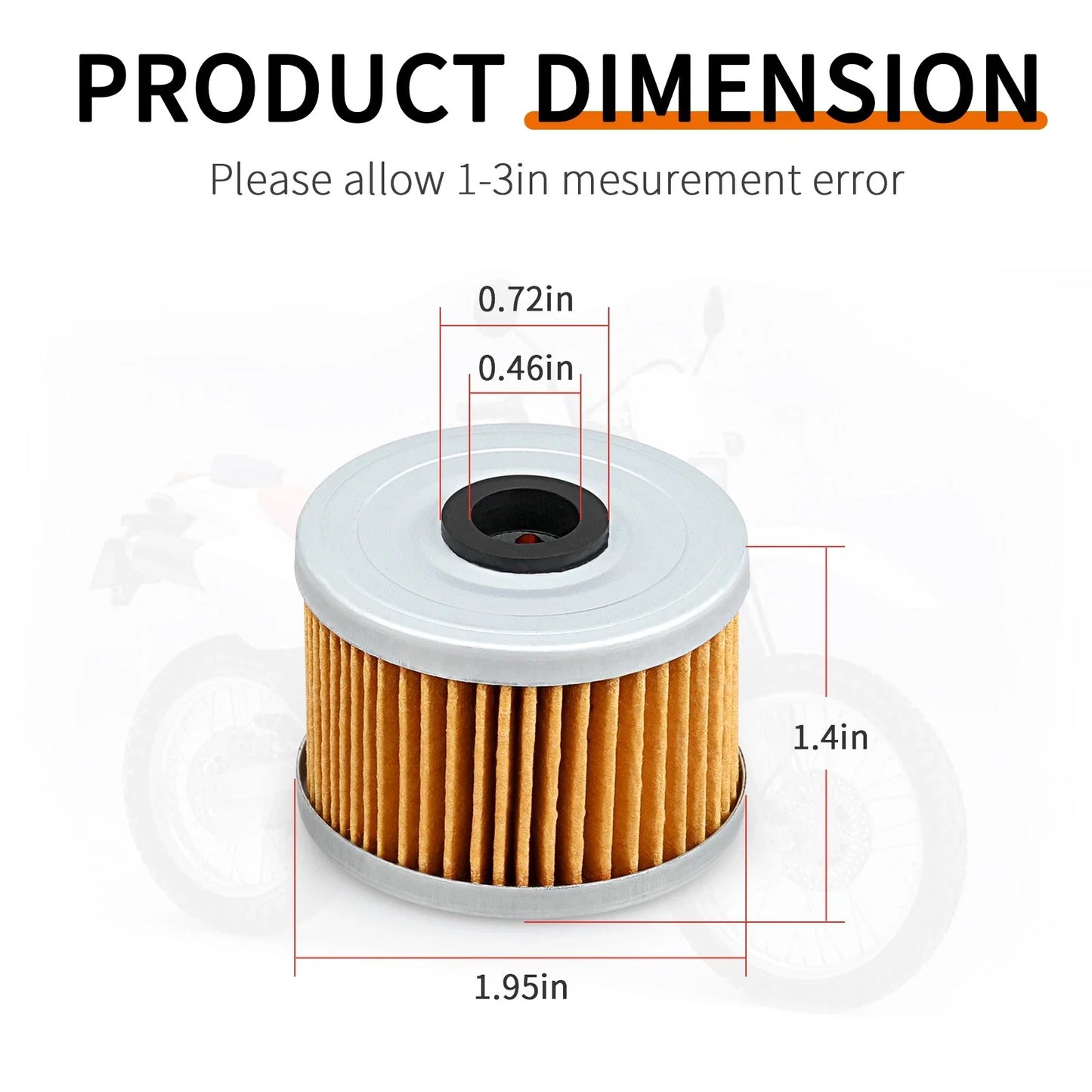 2 x Oil Filter & Spring O-Ring for Honda XR Series