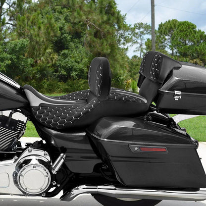 Seat & Backrest Pads for Harley Street Glide & Road Glide (2014-2023)